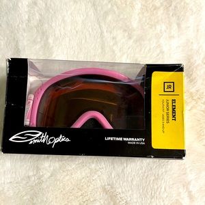 Light Pink Kids Skiing Goggles